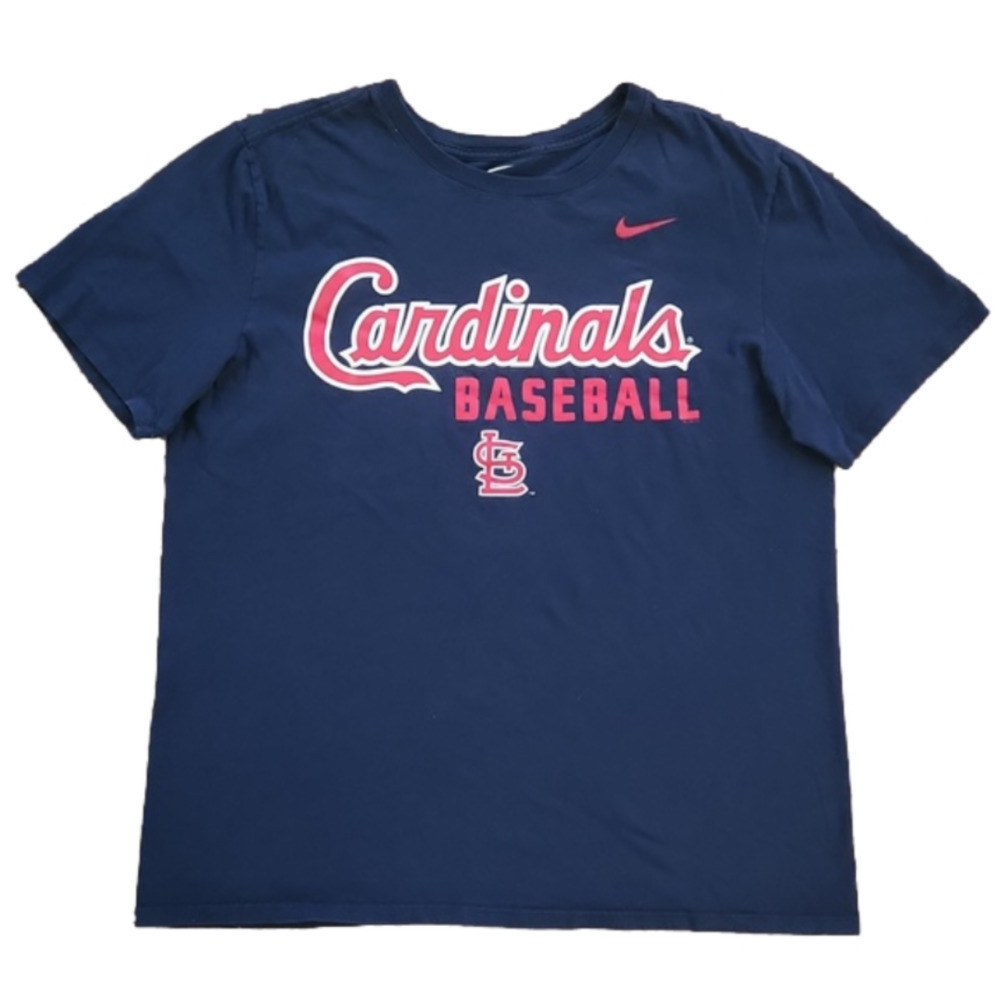 THE Nike Tee Blue St. Louis Cardinals Athletic Fit T-shirt